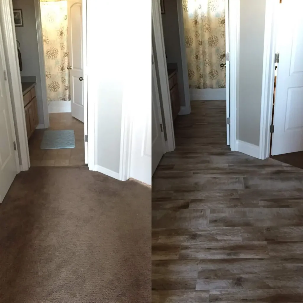 Before and After - Flooring